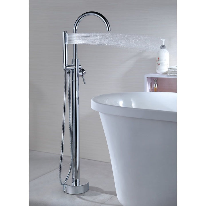 Fiona Freestanding Bath Mixer With Hand Shower