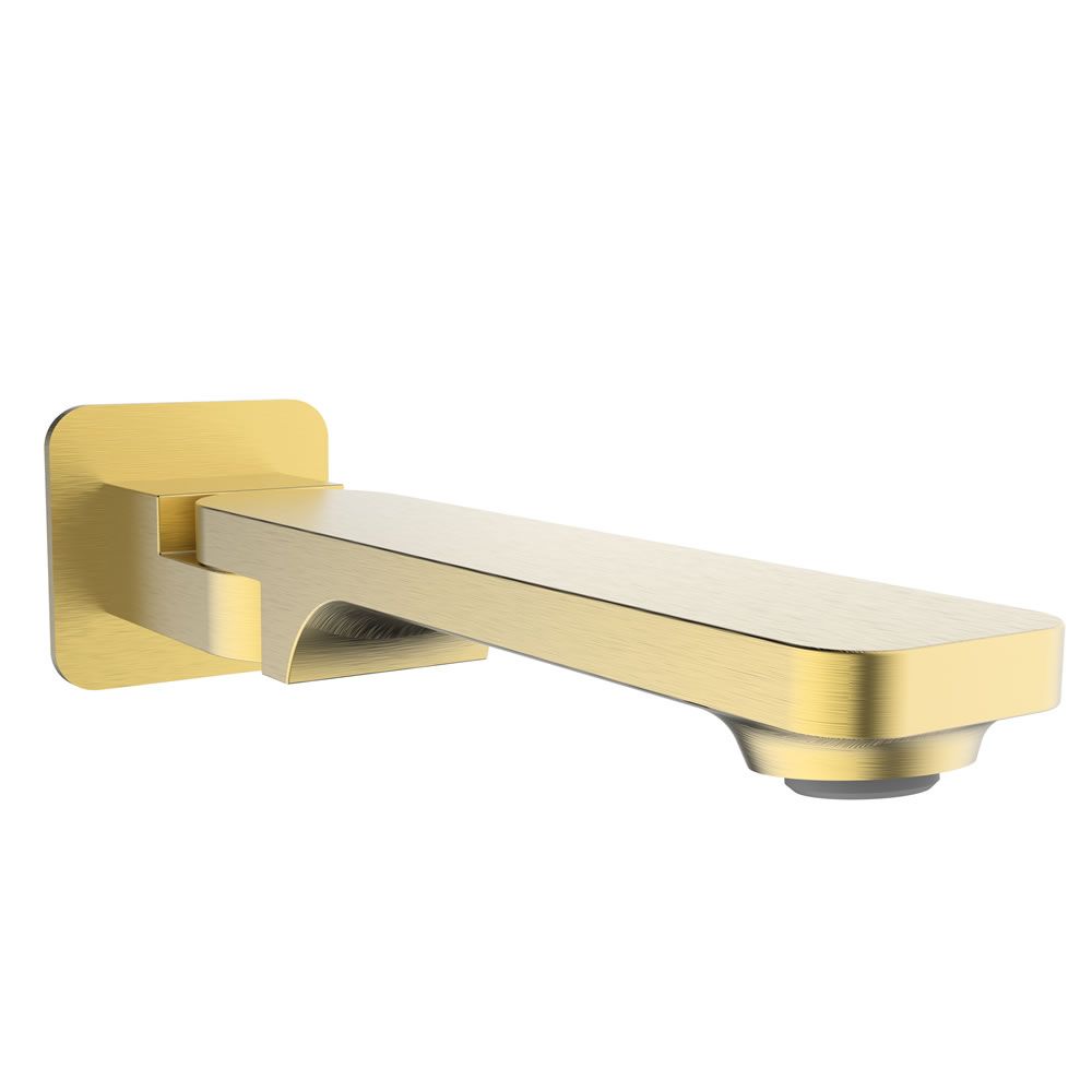 Sky Swivel Wall Spout Brushed Gold