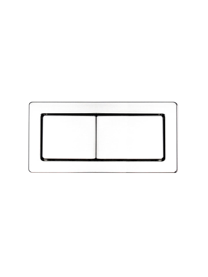 Square Toilet Flush Button Chrome