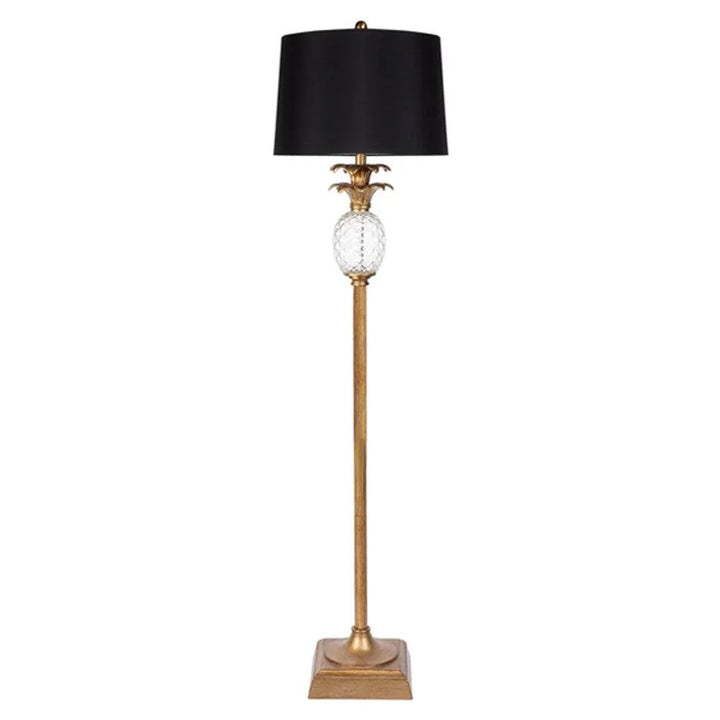 Langley Floor Lamp in Antique Silver or Antique Gold