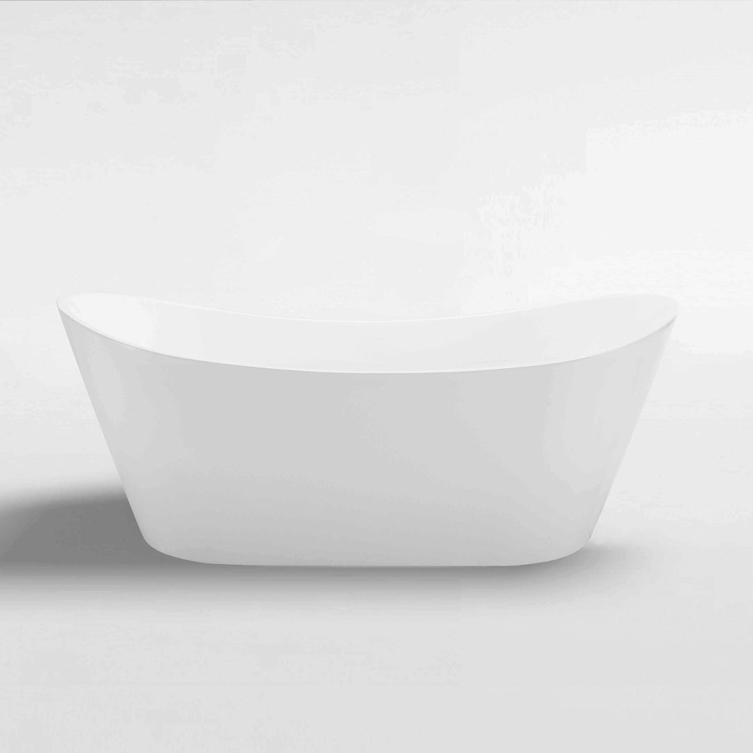 Viva 1700x800x720 Gloss White High Back Bathtub NF