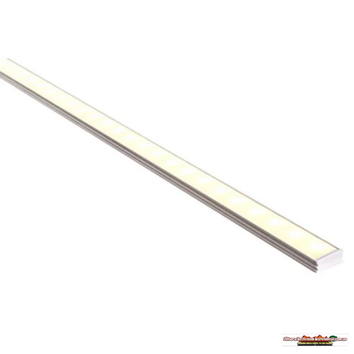 18mm x 9mm White Shallow Square LED Profile Havit Lighting - HV9693-1707-WHT