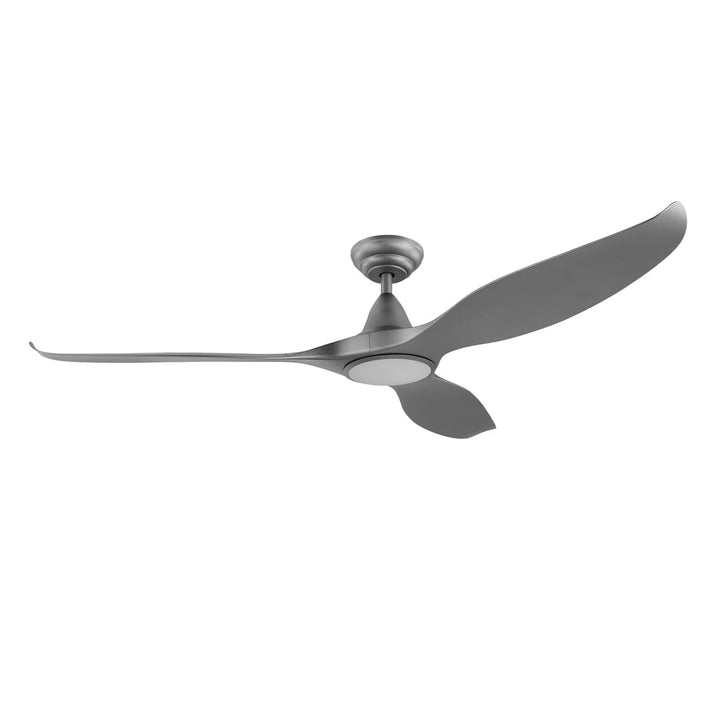 60" Noosa DC Ceiling Fan Black, White, Titanium w/ Light 202972, 202973, 204749 Eglo Lighting