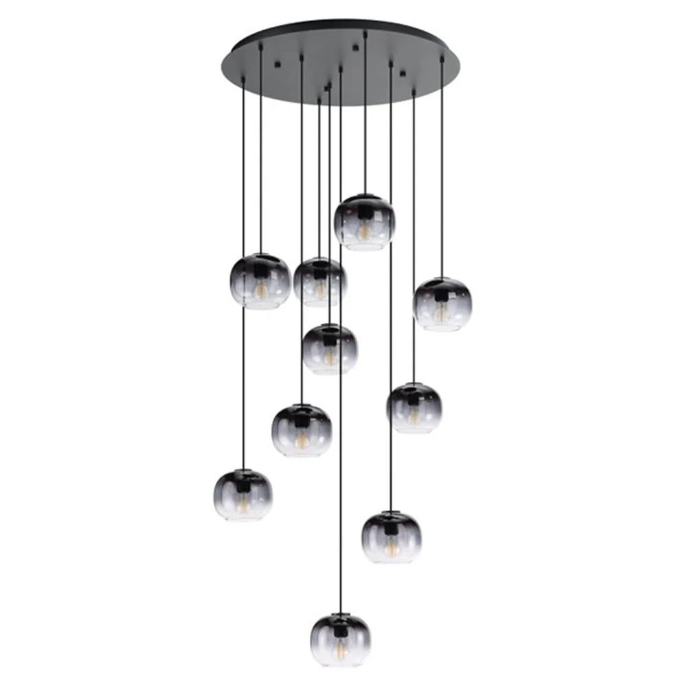 Oilella Pendant Light 10Lt Black/Grey