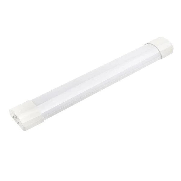 Slimline Dual-Watt LED Batten Light CCT 10w/20w Switchable in White