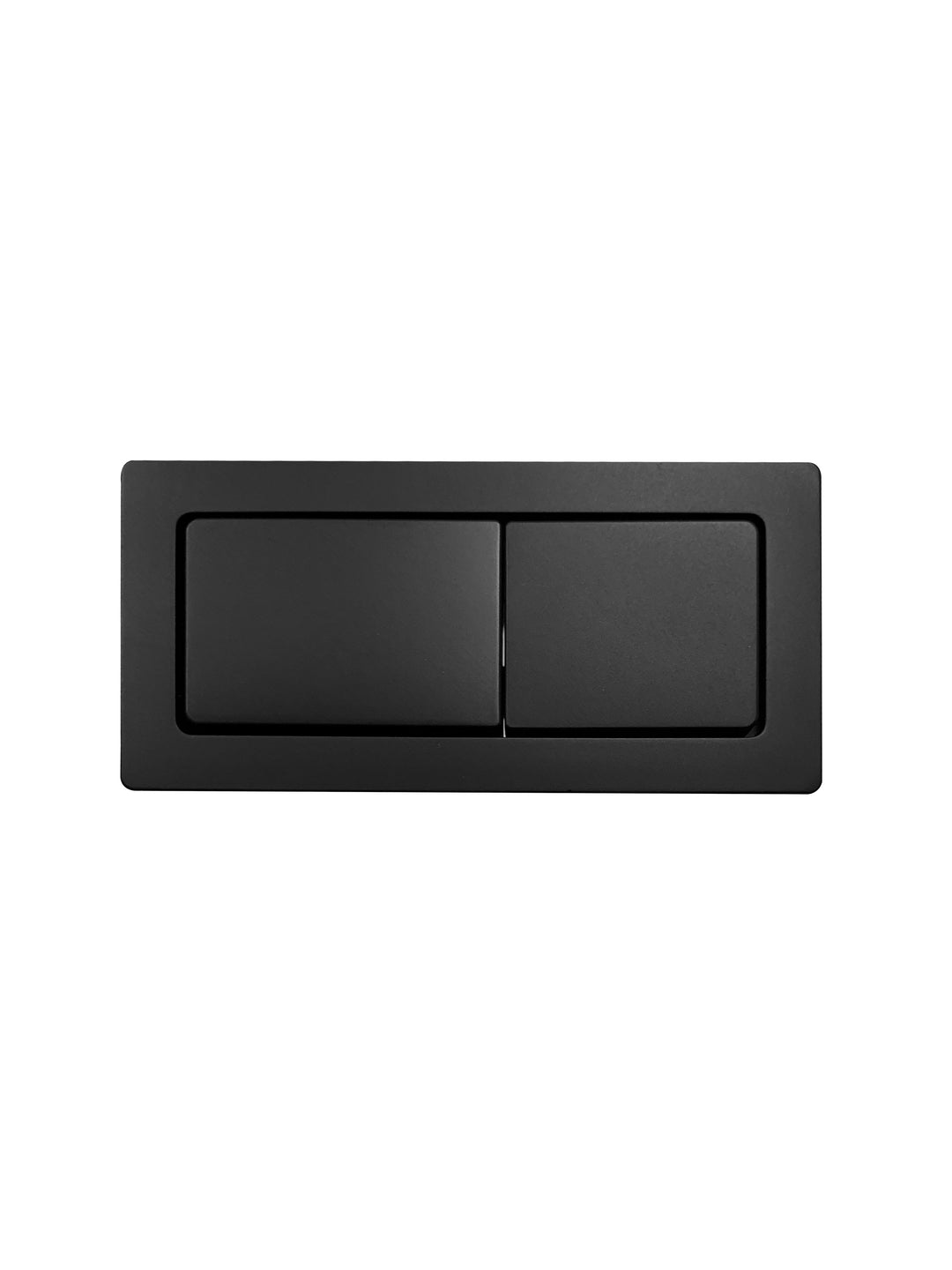 Square Toilet Button Matte Black