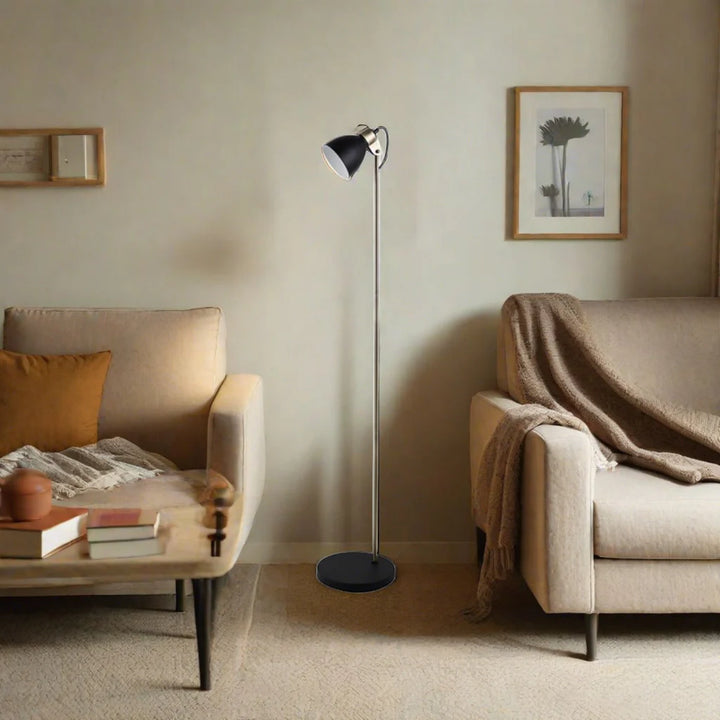 Leah Floor Lamp in Black or White