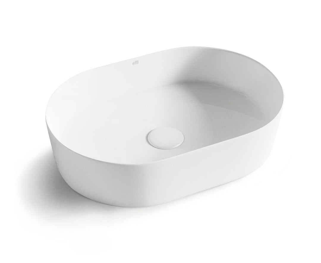 Quay Oval 500x340x120 Matte White Basin