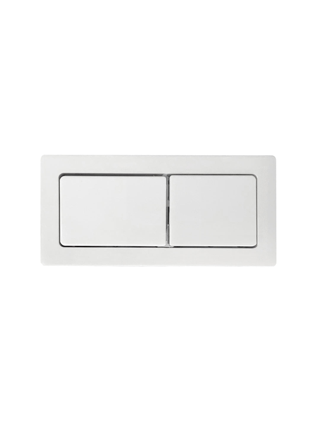 Square Toilet Button Matte White