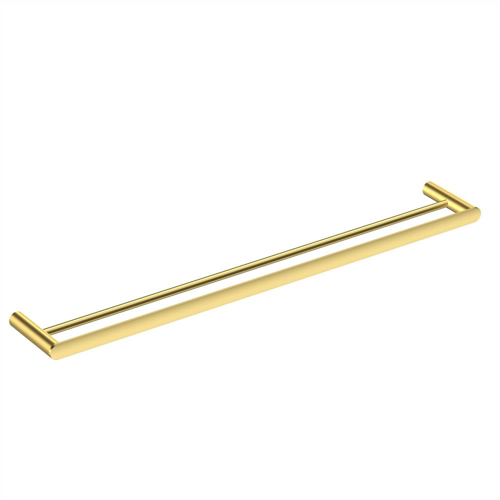 Sky Double Towel Rail Brushed Gold