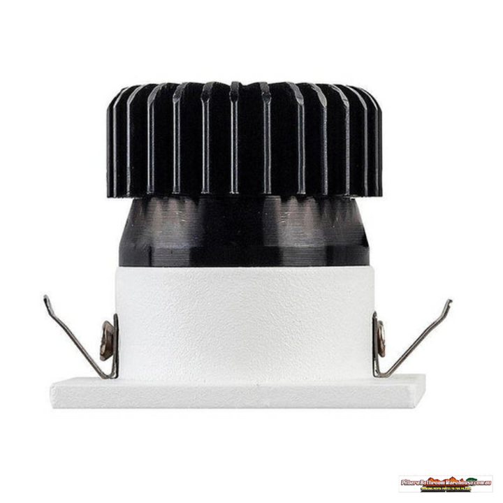 38mm Havit LED Downlight - Square, 50W Output, Available in Black or White