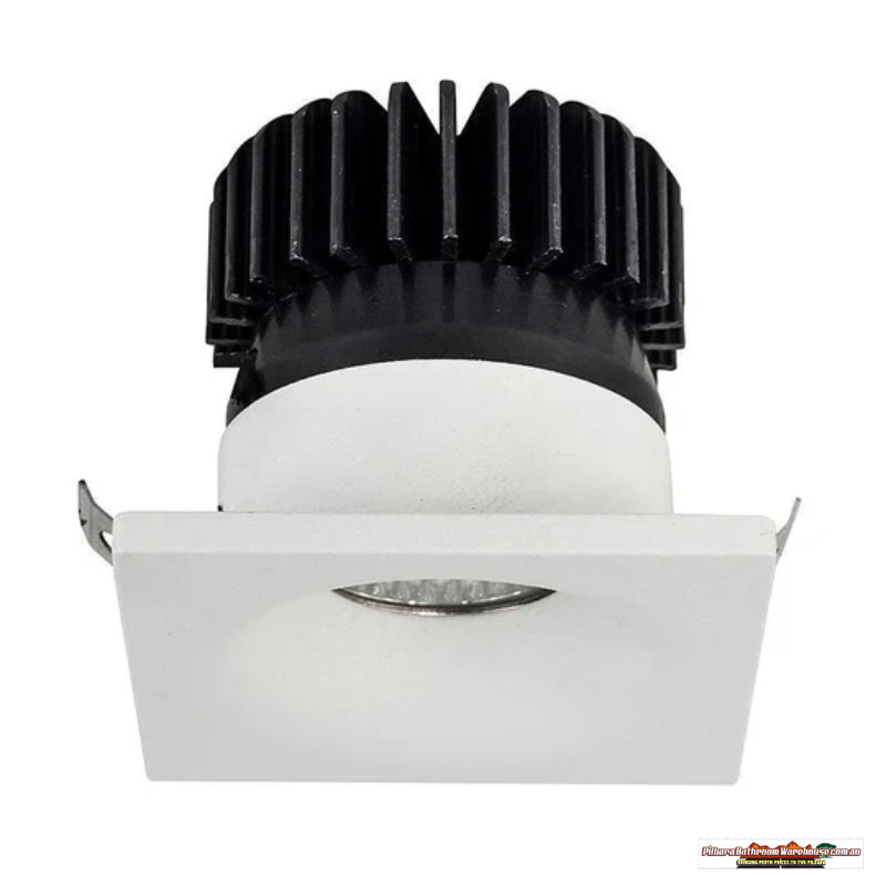 38mm Havit LED Downlight - Square, 50W Output, Available in Black or White