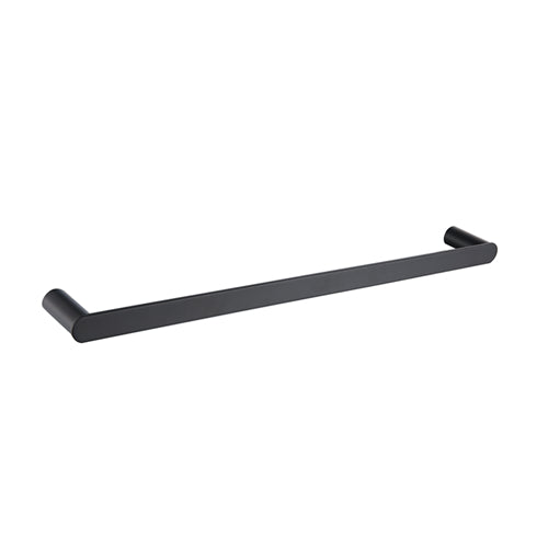 Vetto 600mm Matte Black Single Towel Rail