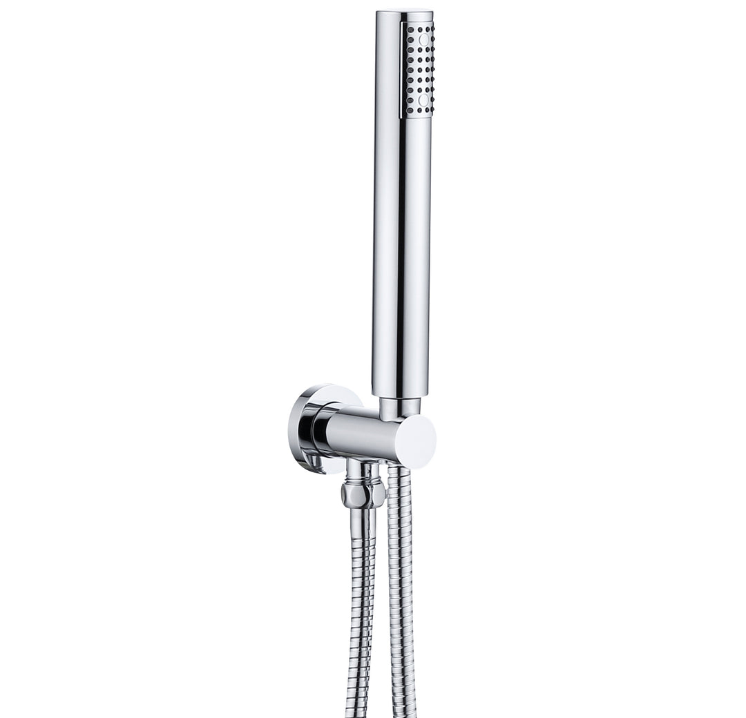 Pavia Chrome Handheld Shower Set Round