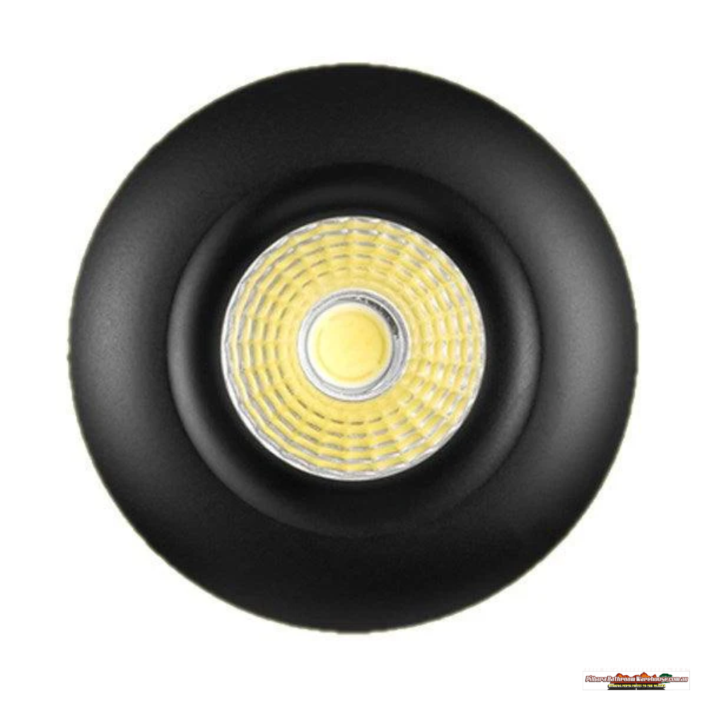 50mm Duro LED Downlight 3w Black 3k, 5k DURO 3R-BK83 Telbix Lighting