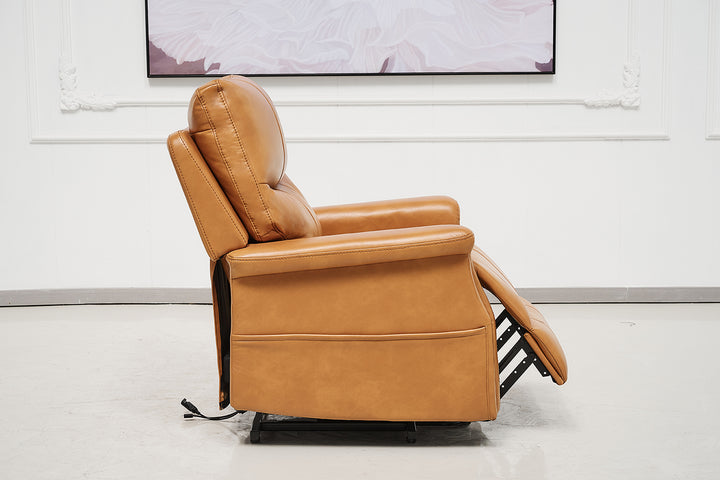 Paragon Power Motion Recliner Tan Faux Leather