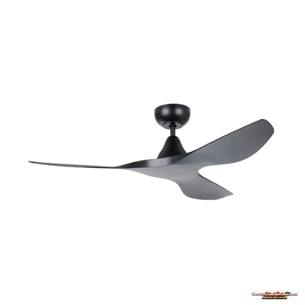 52" Surf DC Ceiling Fan – White, Black, Oak/White & Teak/Black