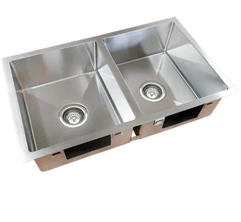 Excellence Squareline Double Bowl Sink