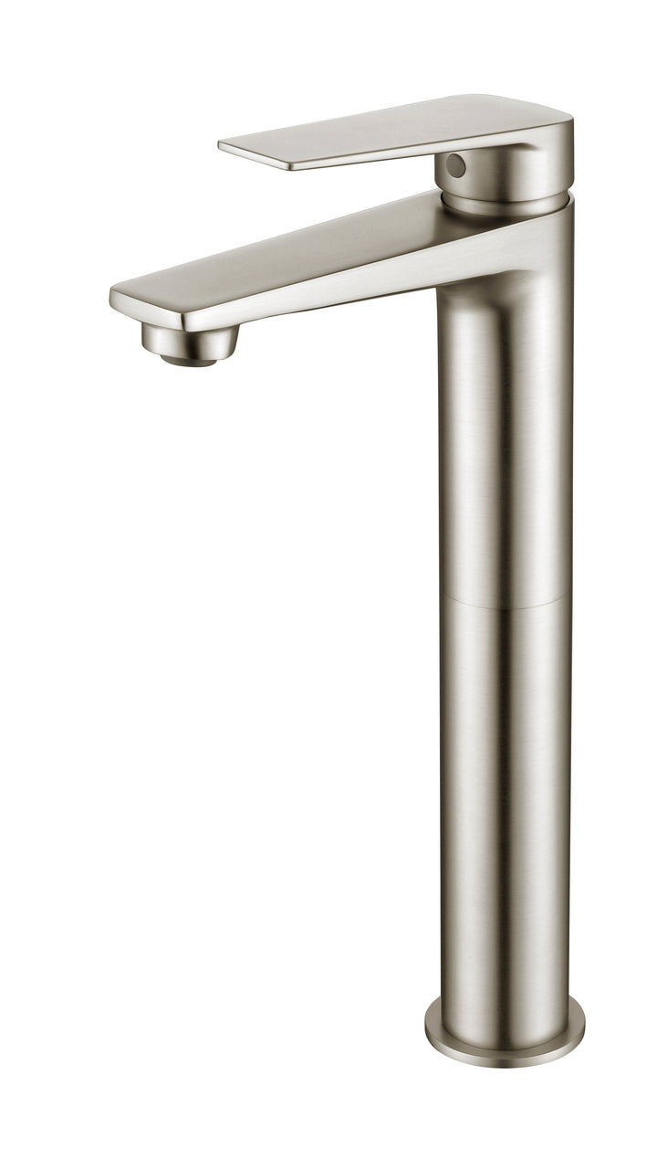 Zevio Tall Basin Mixer Brushed Nickel