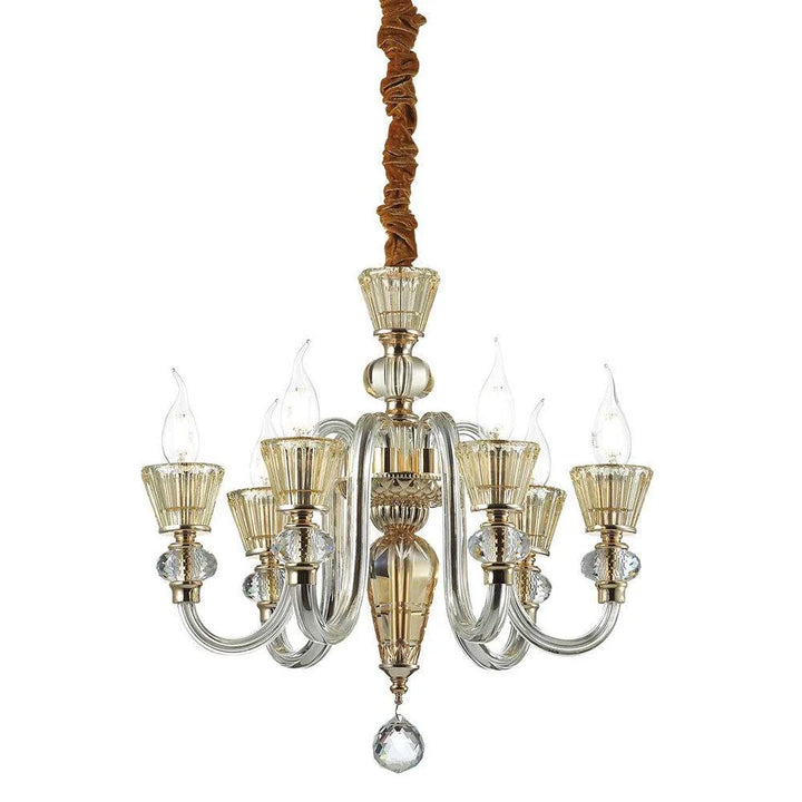 Strauss 6Lt Chandelier in Gold