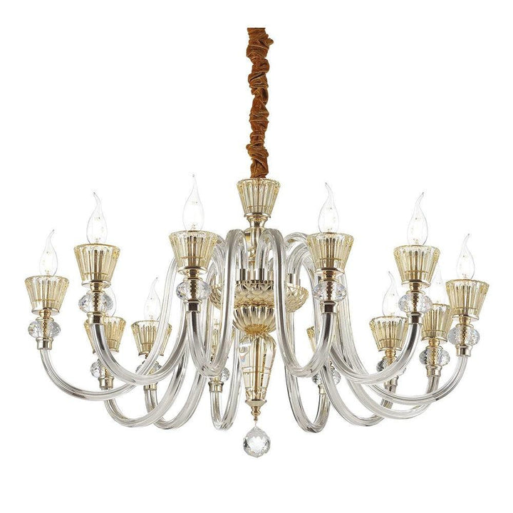 Strauss 12Lt Chandelier in Gold