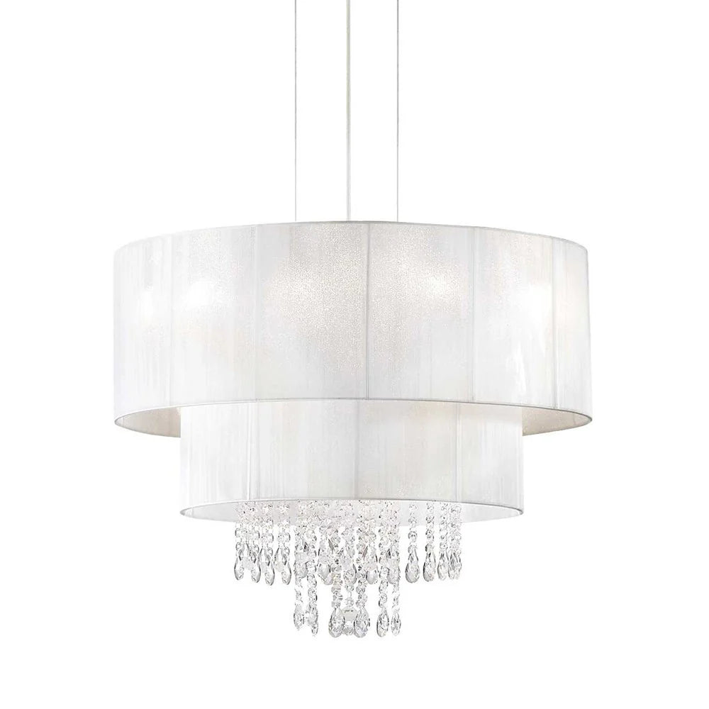 Opera Chandelier 4Lt in White