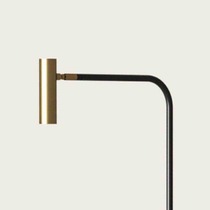 Maho LED Floor Lamp 5w Matt Black, Matt Brass