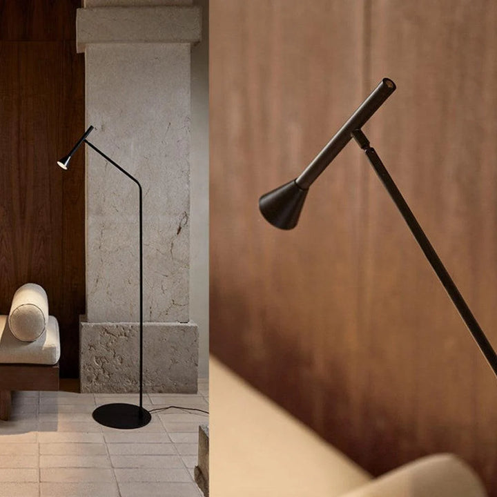 Lyb LED Floor Lamp in Matt Black