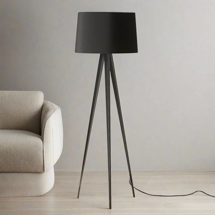 Tripod II Floor Lamp in Black