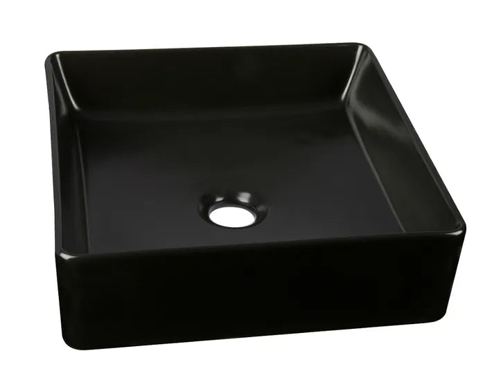 Artis H'33 Cubix Basin – Matte Black Square Above Counter