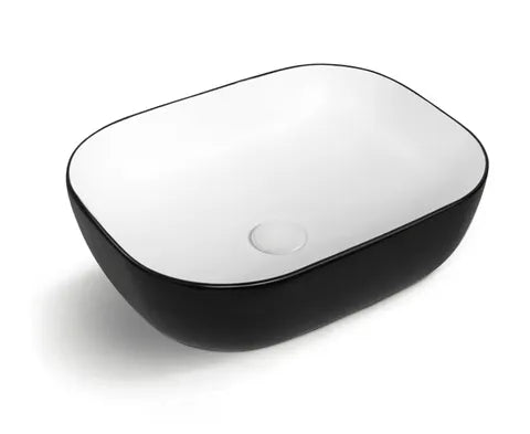 Artis O'96 Oval Basin – Ultra Slim Gloss White, Matte Black or Matte Black & Gloss White