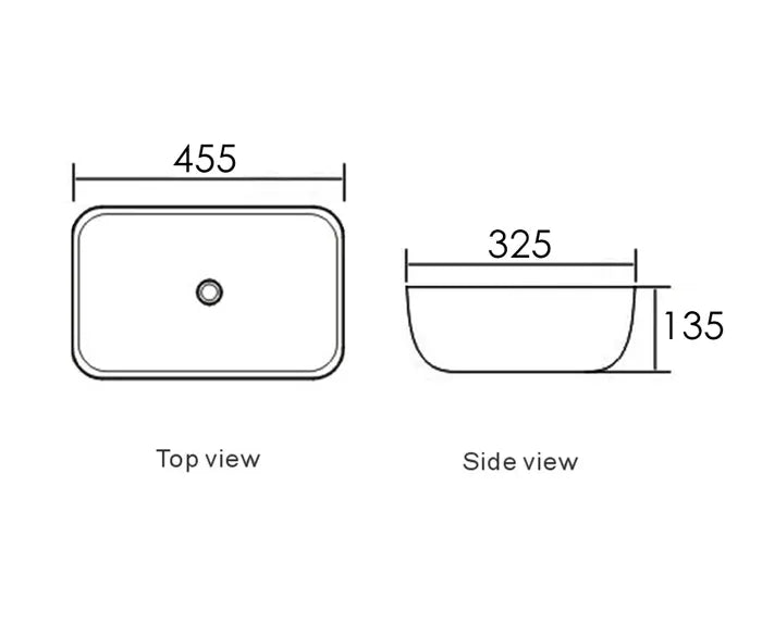 Artis O'96 Oval Basin – Ultra Slim Gloss White, Matte Black or Matte Black & Gloss White