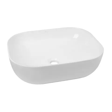 Artis Square Basin – Matte Black & White Gloss Finish