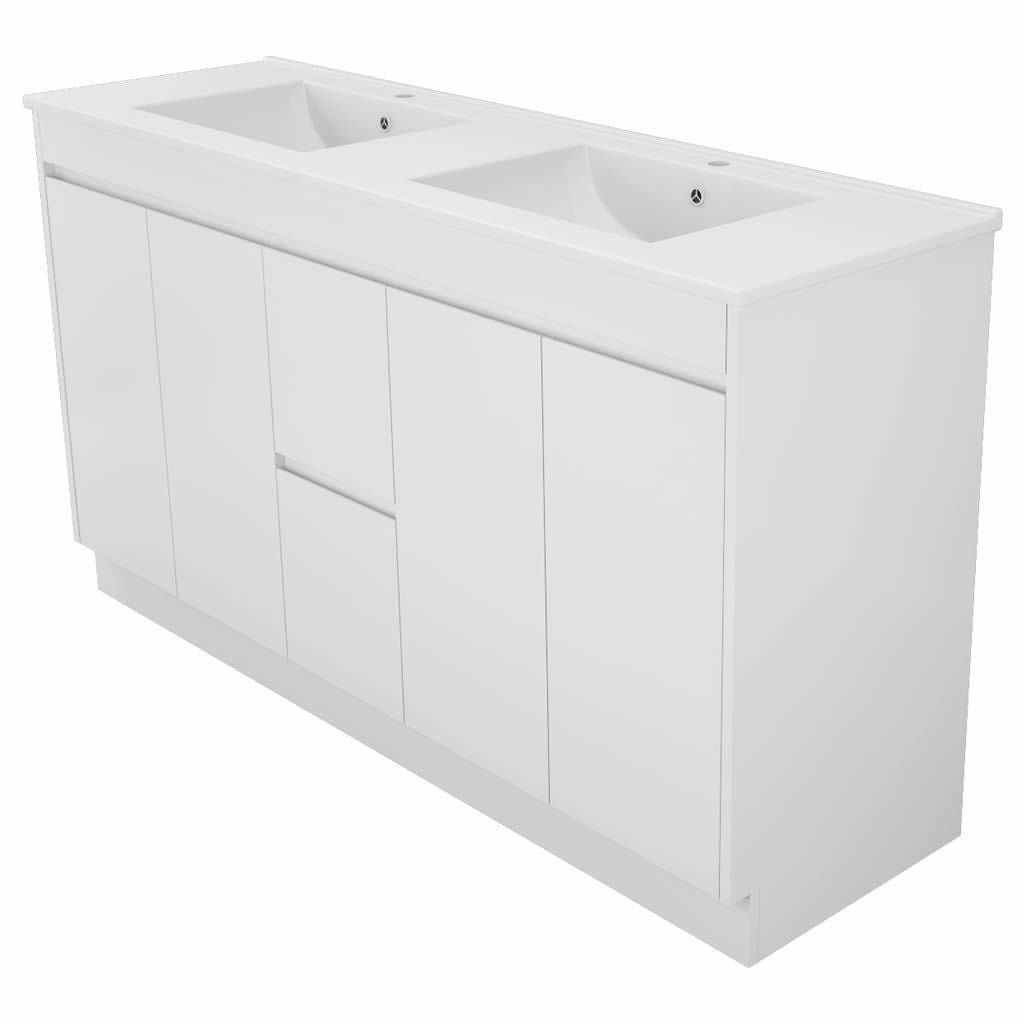 Astra Vanity 150cm Double Bowl (Cabinet Only)