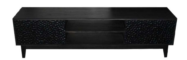 Atlas 2 dr TV Unit Black