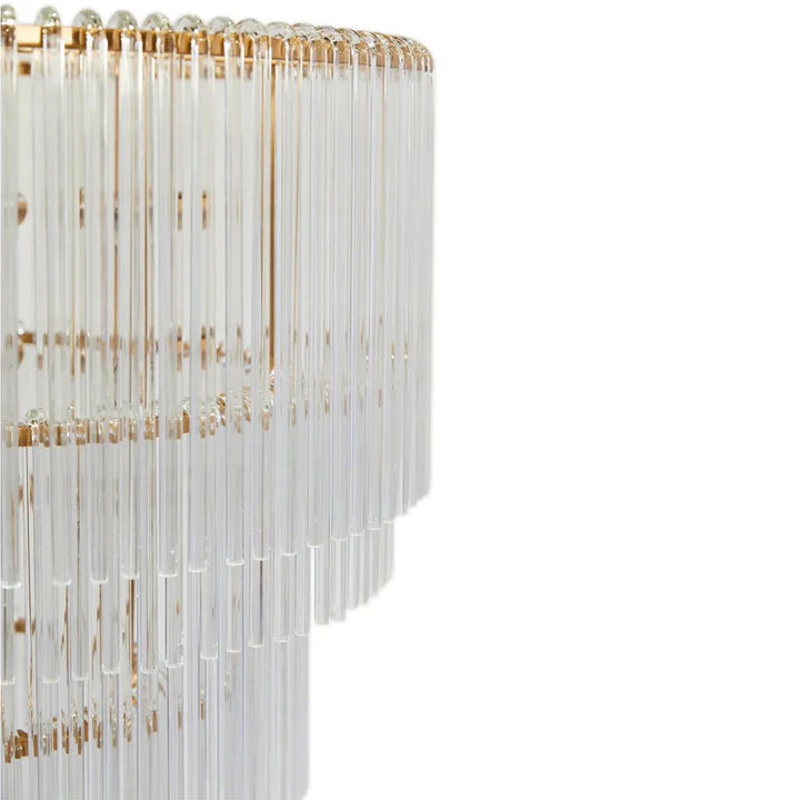 Zara Pendant Light 3 Tier 10Lt in Brass