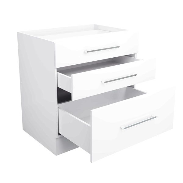 80cm 3 Drawer Unit