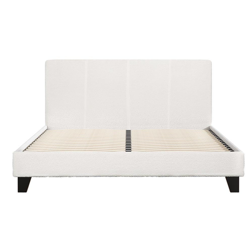 Artiss Bed Frame Double Size Boucle NEO