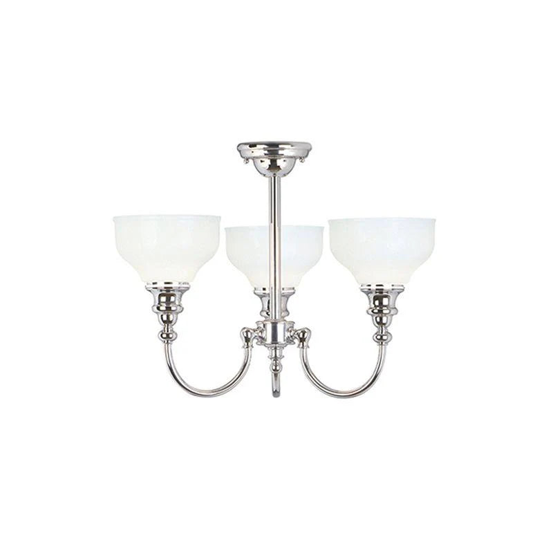 Bathroom Cheadle 3Lt Chandelier G9 IP44 in Chrome Elstead Lighting - ELS.BATH-CD3