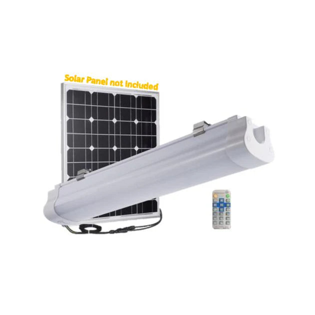 Batten Light 18w Warm White (IP67 & IK10) in White Solar Lighting Direct