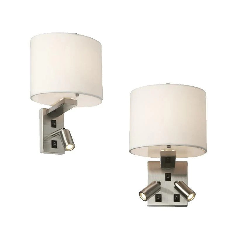 Belmont 2Lt/3Lt Wall Light E14 in Brushed Nickel Elstead Lighting - ELS.BELMONT-2W, ELS.BELMONT-3W