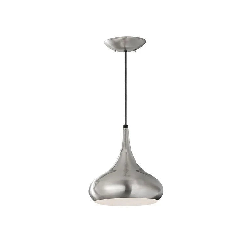 Beso Small/Medium/Large Pendant Light E27 in Brushed Steel/Dark Bronze Elstead Lighting - ELS.FE-BESO-P