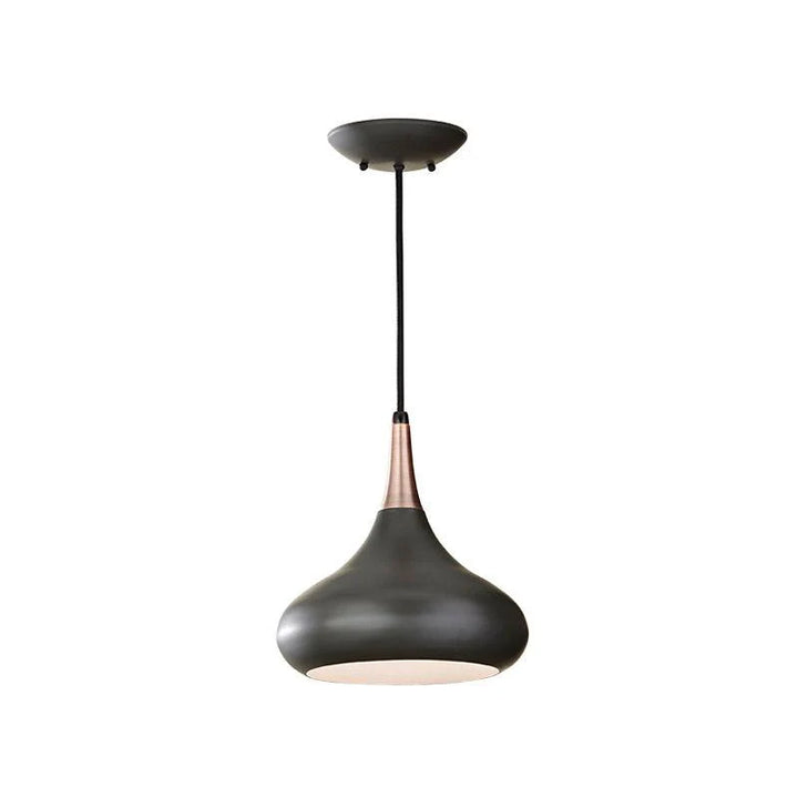 Beso Small/Medium/Large Pendant Light E27 in Brushed Steel/Dark Bronze Elstead Lighting - ELS.FE-BESO-P