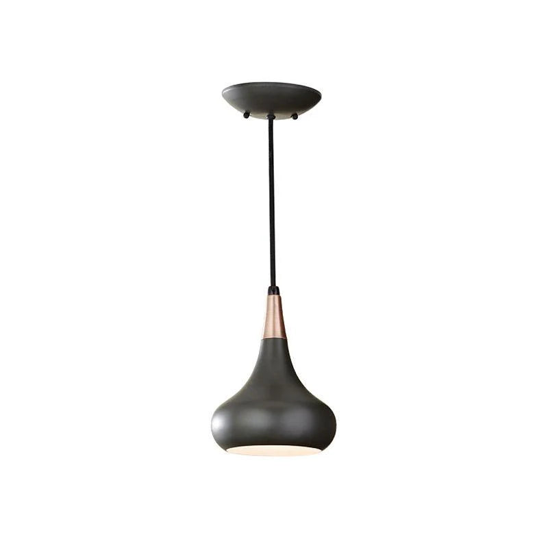 Beso Small/Medium/Large Pendant Light E27 in Brushed Steel/Dark Bronze Elstead Lighting - ELS.FE-BESO-P