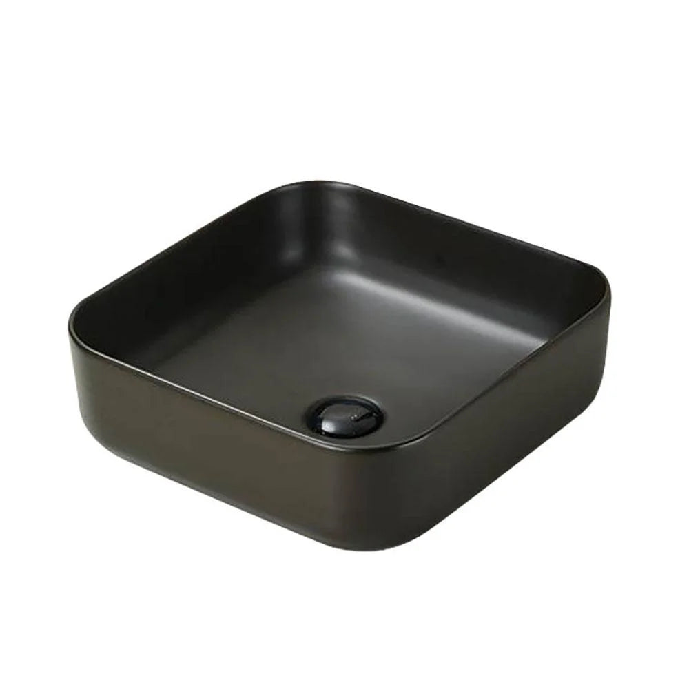 Blink Square Basin – Matte Black