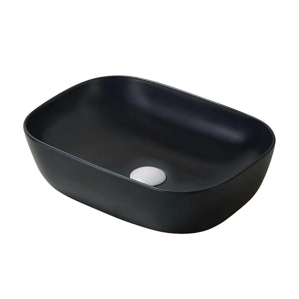 Bloom Oval Above Counter Basin – Matte Black