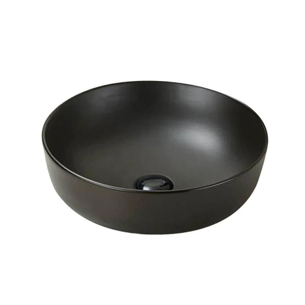 Bloom Round Basin – Matte Black