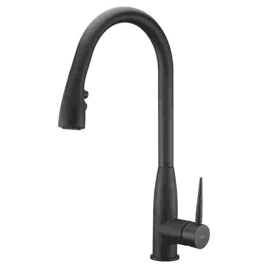 Carl Sleek Pull-Out Sink Mixer – Kitchen Taps – Matte Black