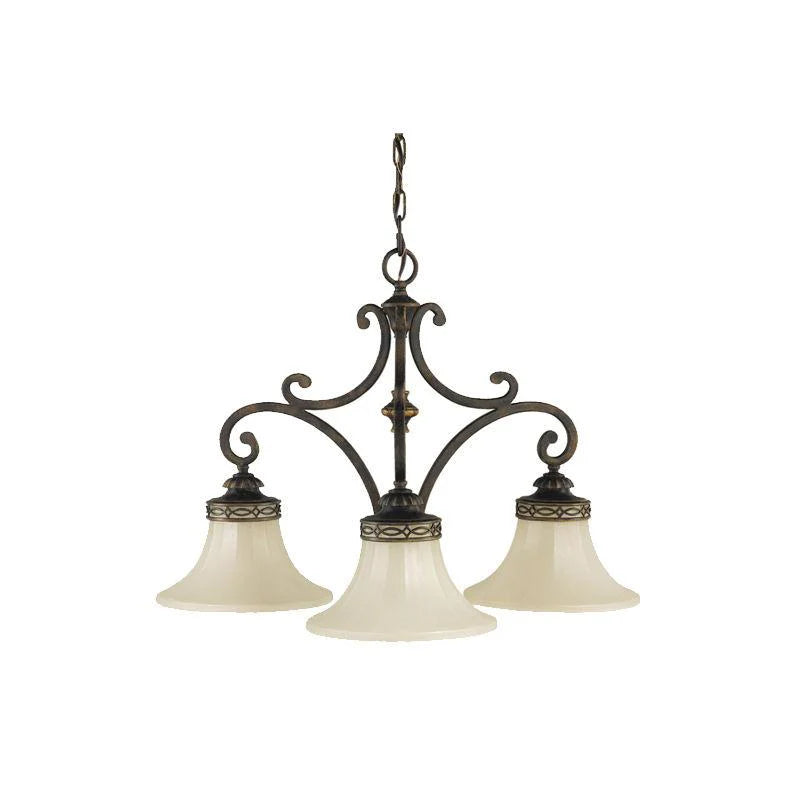 Drawing Room 3LT/5LT Chandelier E27 in Walnut Elstead Lighting - ELS.FE-DRAWING-ROOM