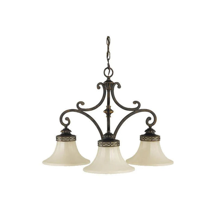 Drawing Room 3LT/5LT Chandelier E27 in Walnut Elstead Lighting - ELS.FE-DRAWING-ROOM